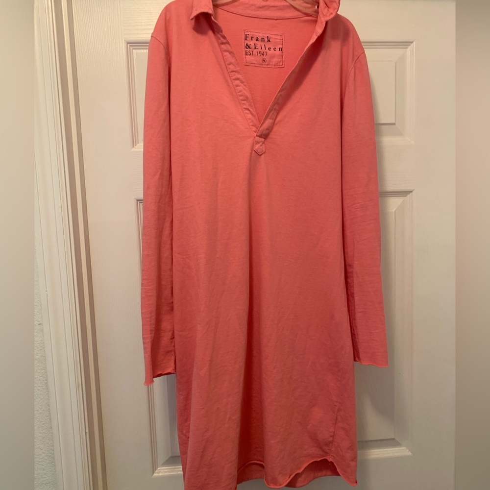 Frank & Eileen Nicole henley long sleeve dress